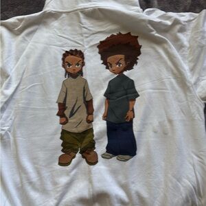 Boondocks White Hoodie Size XL